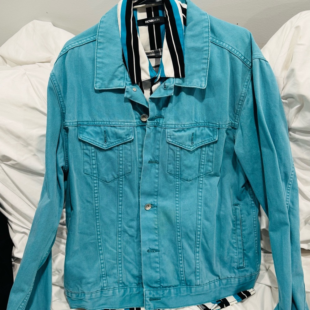 BDG Jean jacket and novaman shirt combo Men’s LARGE